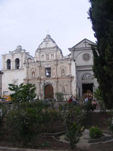 Old and New Church in Xela
