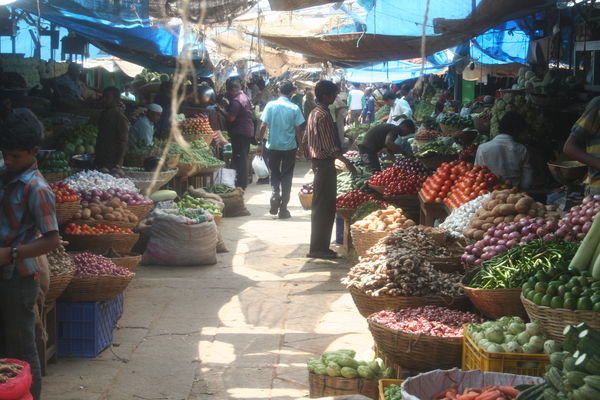 The Fruit Bazaar in Mysore.