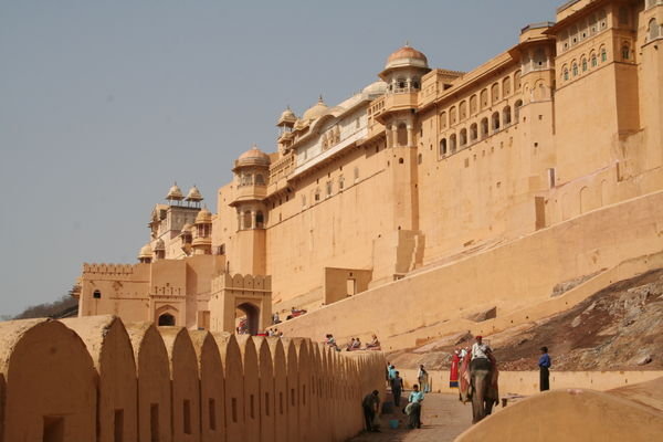 Amber Fort in Jaipur.