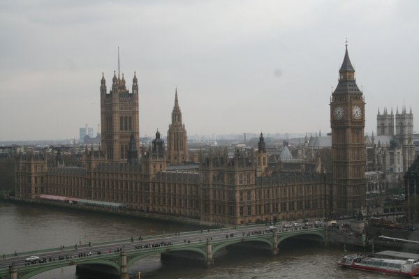 Houses of Parliament and the Clock Tower. 