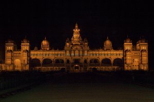 Mysore  - Palace at Night