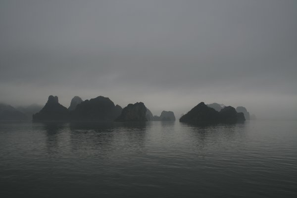 Dawn on Ha Long Bay.