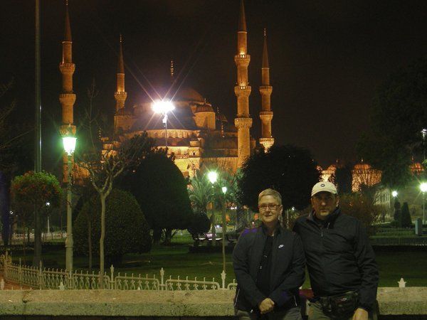 Blue Mosque By Moonlight