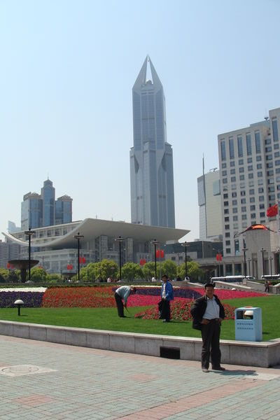 View of Downtown Shanghai - New Marriott Tower