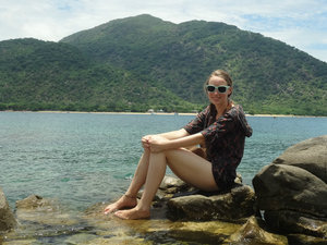 Relaxing on Thumbe Island