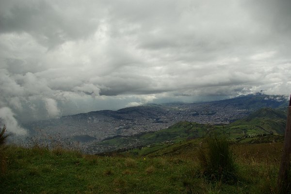 Quito from the clouds