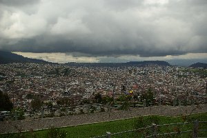 Quito from 13,000 feet