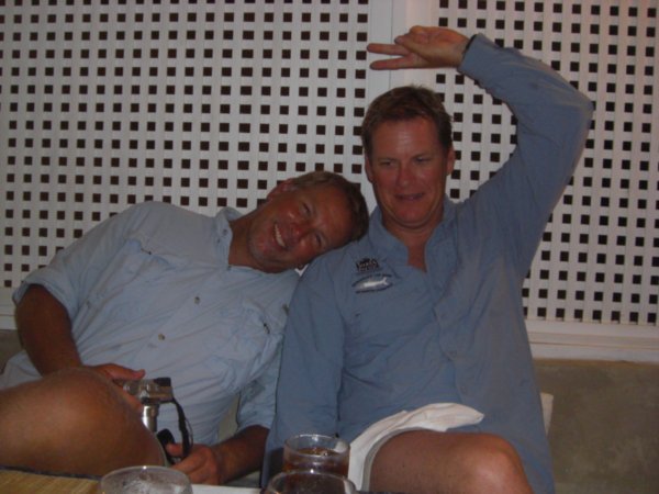 John and Craig - getting merry on Cuba Libres