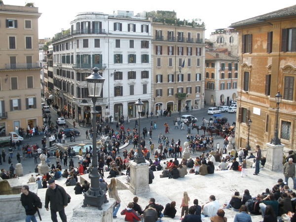 From the Spanish Steps