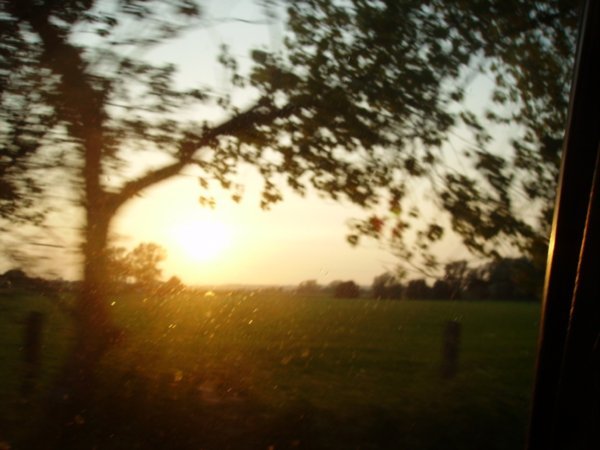 Aw, sunsetting in the countryside