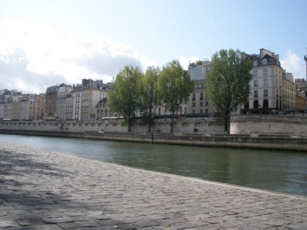 Left bank across the Seine
