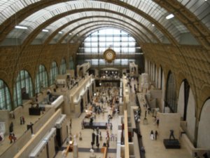 Inside the Musee Orsay