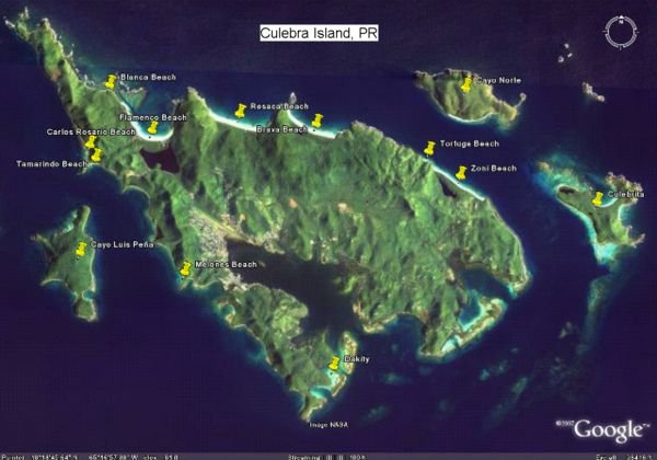 Culebra Island Map
