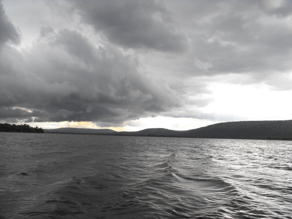 Boat trip on the lake