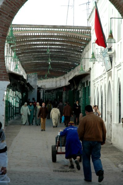 one of the entrances to the Medina, or marketplace