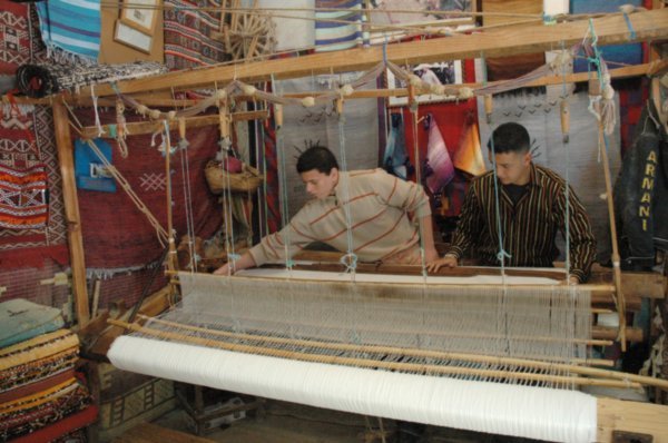 a weaving place