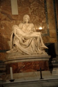 the famous sculpture by Michelangelo