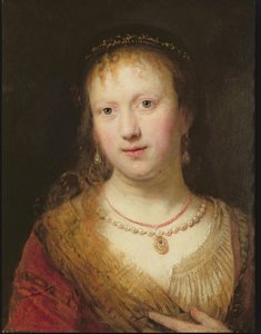 Portrait of Rembrandt's wife, Saskia