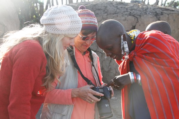 Fran, Lizzie, Masai Woman