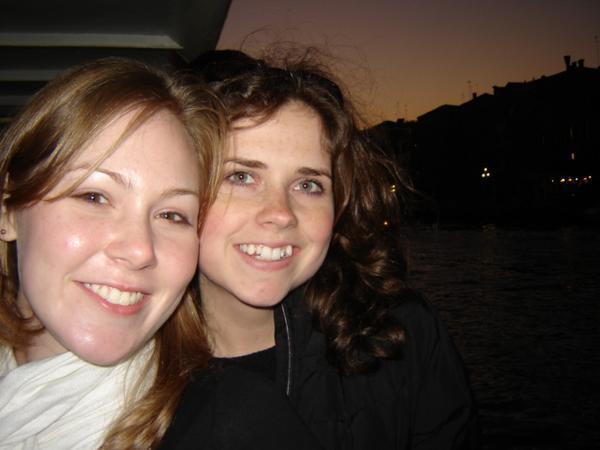 me and keri on the boat