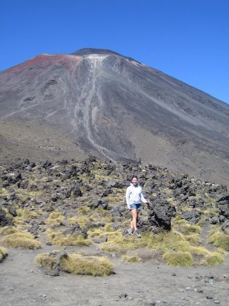 Me infront of Mt Doom - Tongaririo Crossing