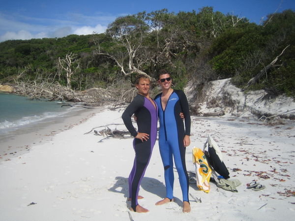 Stinger suits - a must if you want to go in the sea in North East Oz!