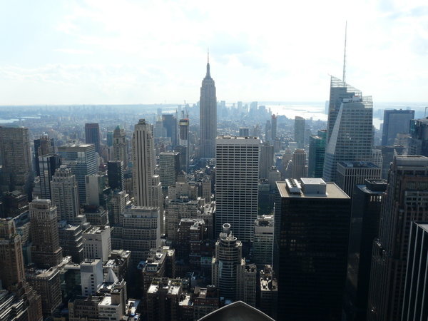 New york from Rockefeller Tower