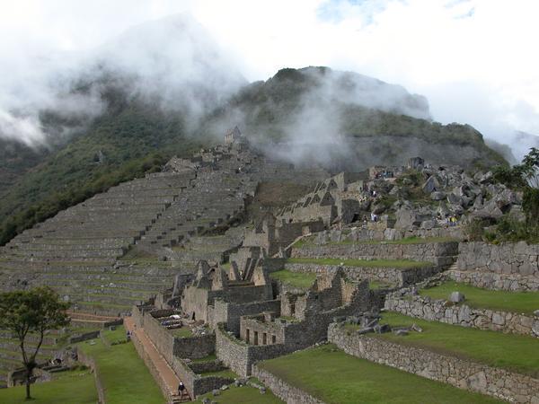 Some of the ruins of Machu Picchu