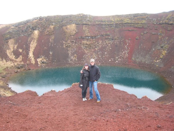 Kerid crater con Isa