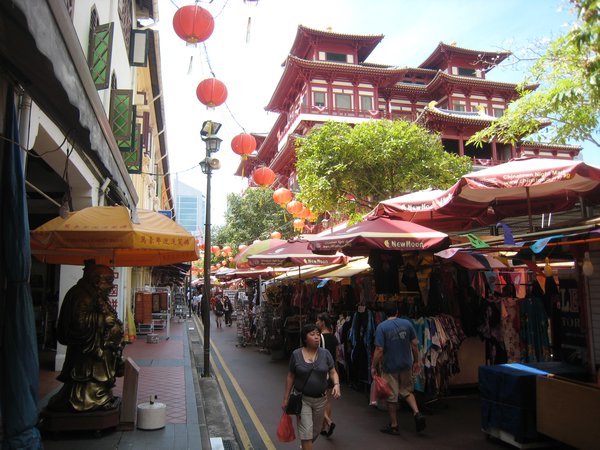 Chinatown y templo Buddha Tooth Relic