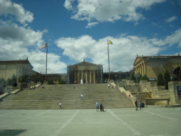 The place where Rocky ran up the steps in Philadelphia