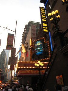 One of the three Broadway shows I saw, Young Frakenstein