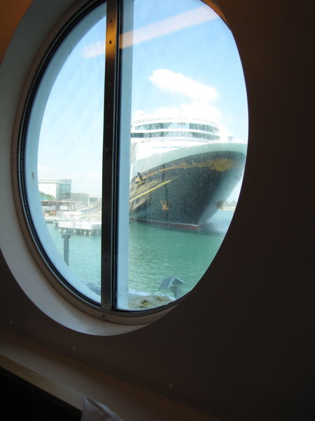 VIEW FROM THE PORT HOLE
