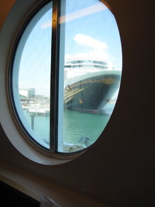 VIEW FROM THE PORT HOLE