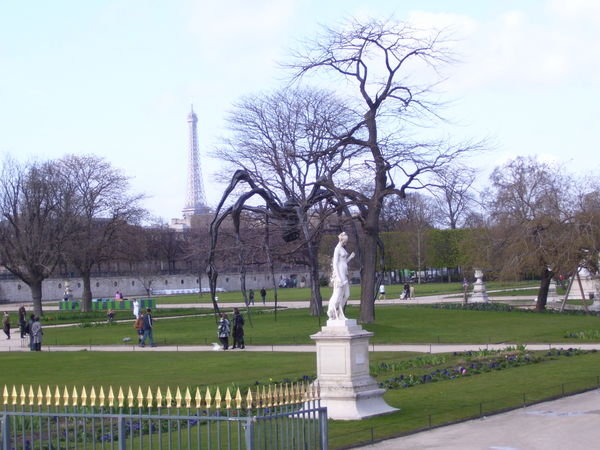 Tuileries and Eiffel Tower