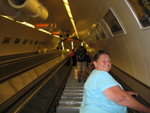 Escalator of the Metro
