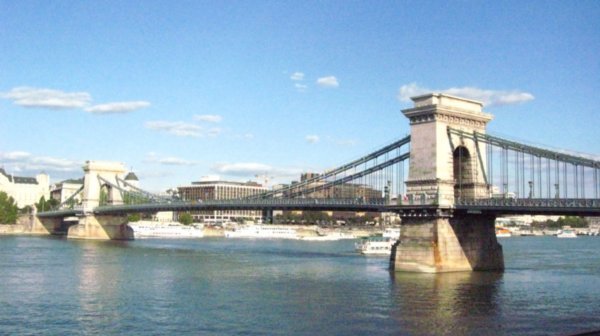 Chain Bridge over the Danube River