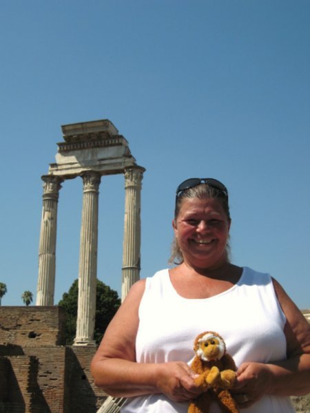 Lynne and Marco in the Forum