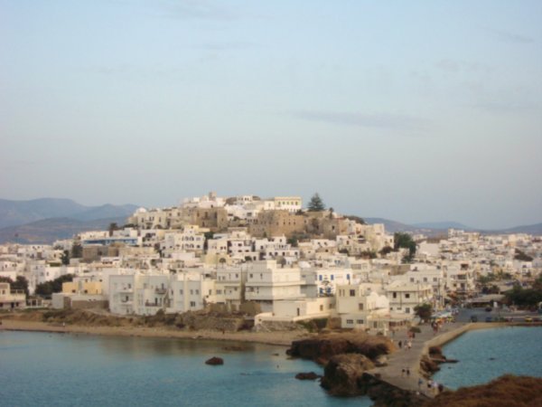 Overlooking Naxos Town