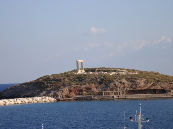 View of Temple of Apollo from the Ferry