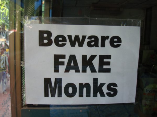 Fake Monks?