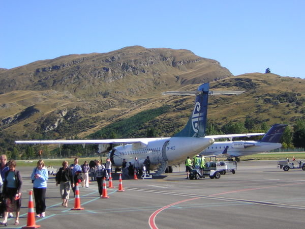 Arrived at Queenstown Airport