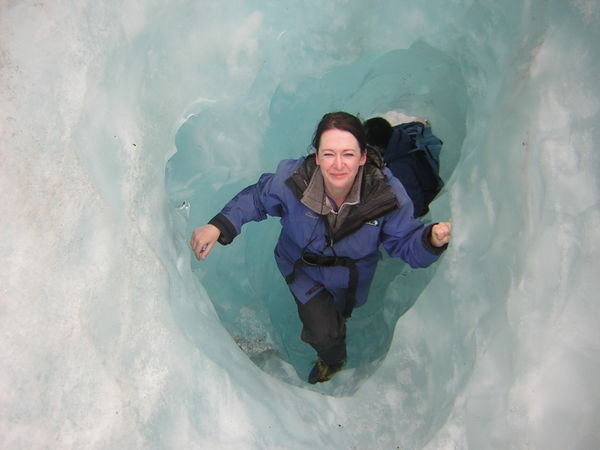 Emerging from an Ice Tunnel