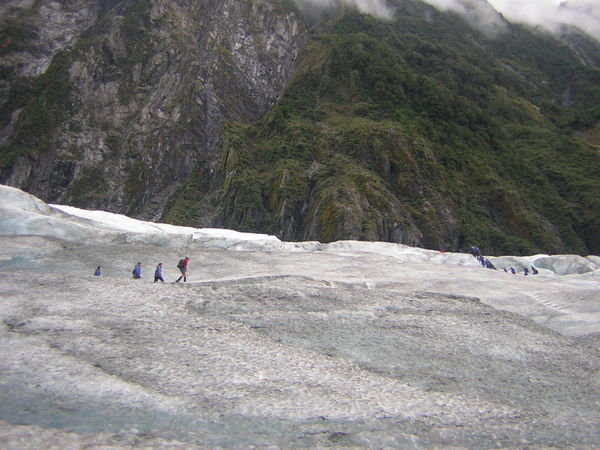 Glacier walking