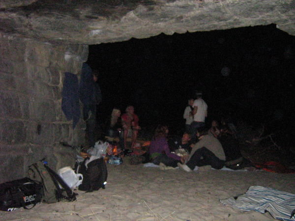 The cave we slept in
