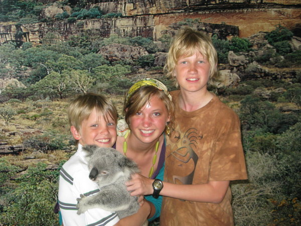 Kids and Koala