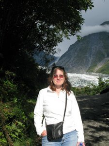 Mimi at Franz Josef Glacier