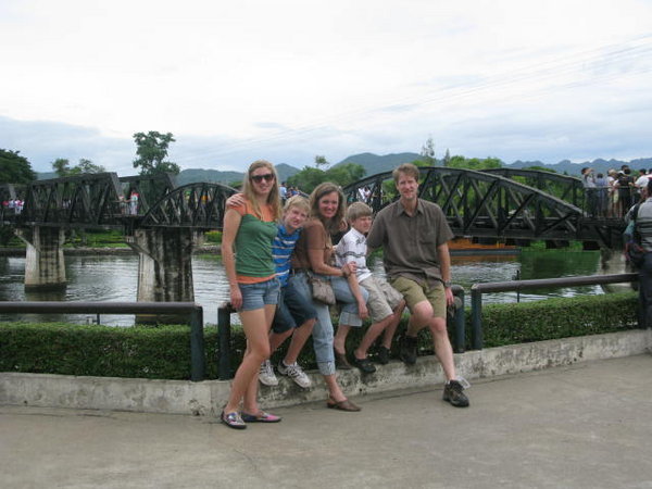 At the "Bridge over the River Kwai"