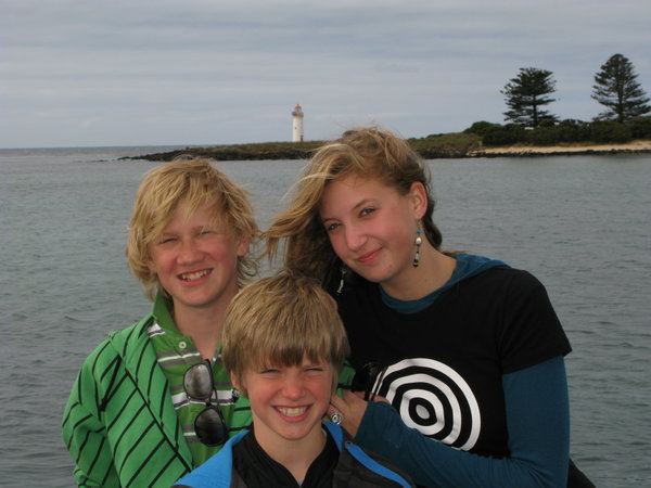 The kids at Port Fairy