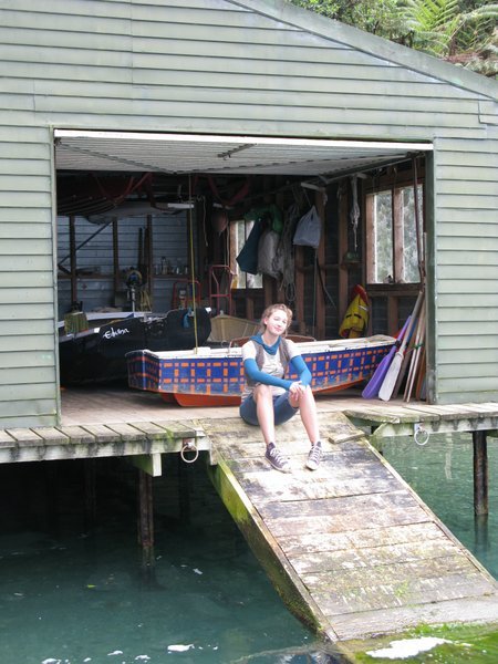 Sydney chilling at the Boathouse